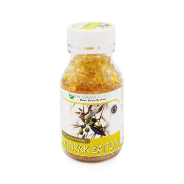 Barakah Herbs, Minyak Zaitun, 200 caps